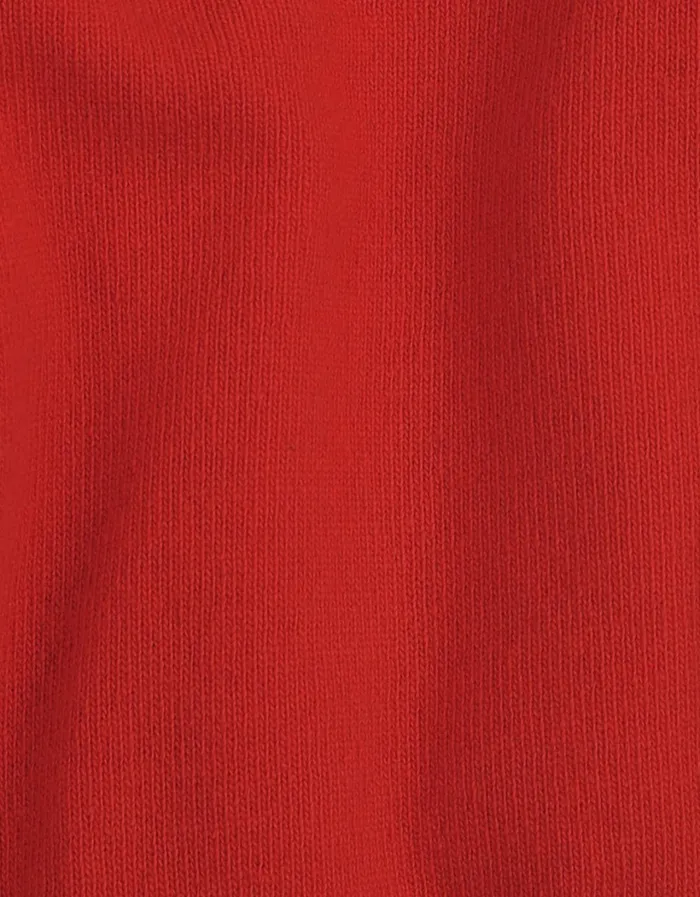 Women Women Light Merino Wool Crew Scarlet Red Colorful Standard Knit Sweaters
