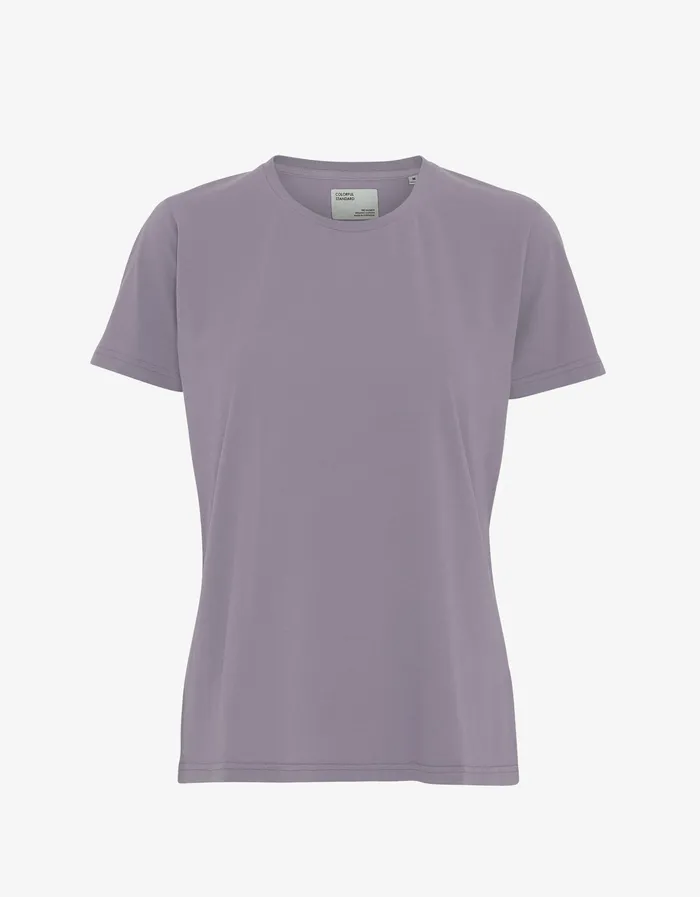 Women Women Light Organic Tee 8211 Purple Haze TShirts Colorfulstandard
