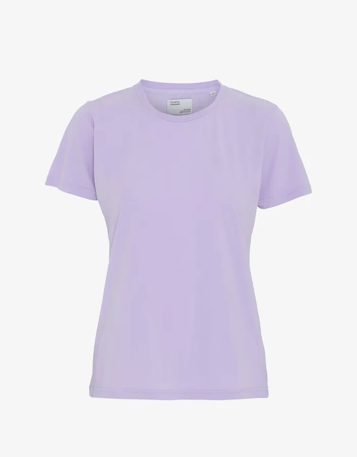 Women Women Light Organic Tee 8211 Soft Lavender TShirts Colorfulstandard