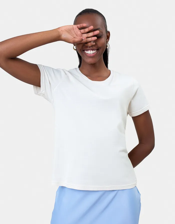 Women Women Light Organic Tee 8211 Soft Lavender TShirts Colorfulstandard