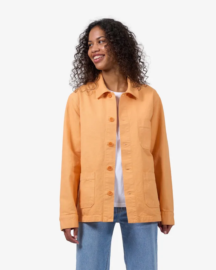 Women Workwear Jackets Colorfulstandard Organic Workwear Jacket 8211 Dusty Olive