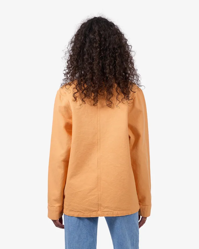 Women Workwear Jackets Colorfulstandard Organic Workwear Jacket 8211 Dusty Olive