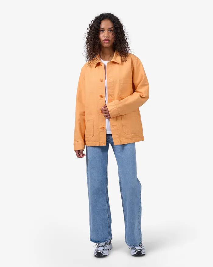 Women Workwear Jackets Colorfulstandard Organic Workwear Jacket 8211 Dusty Olive