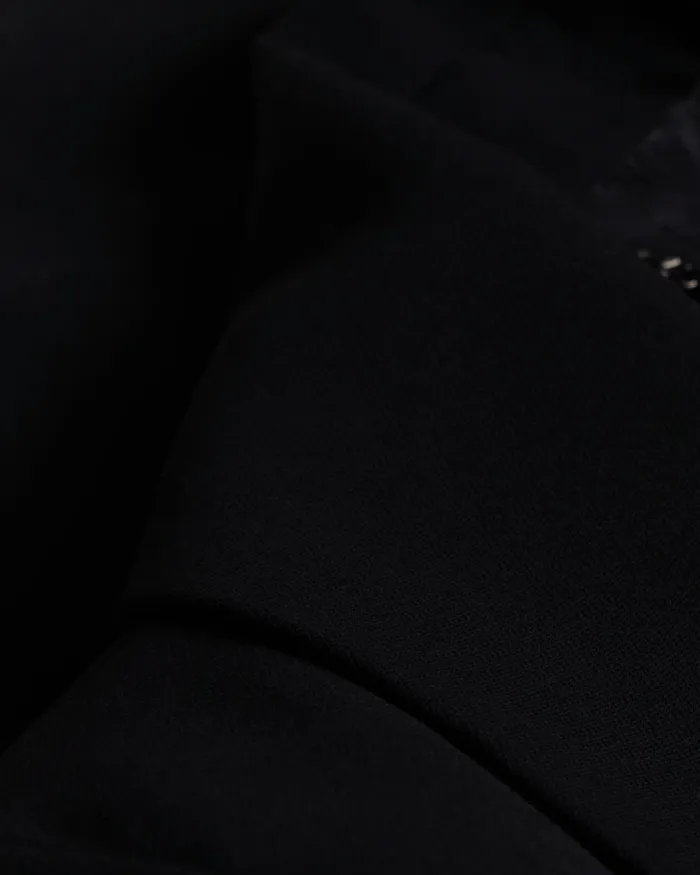 Women WYNO 8211 Cropped Oversize Collar Tailored Jacket Black Ted Baker Coats and Jackets