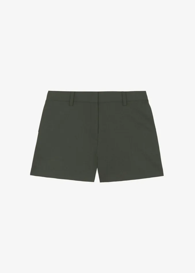Women Xandra Mini Shorts 8211 Khaki The Frankie Shop Bottoms