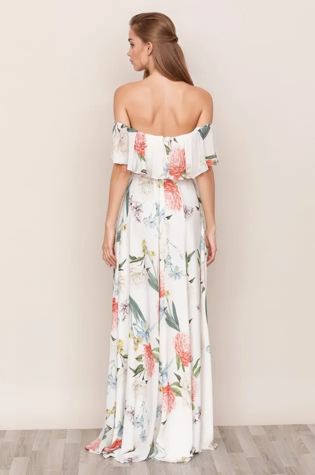 Women YUMI KIM Dresses CARMEN MAXI DRESS Forever Yours Ivory poly