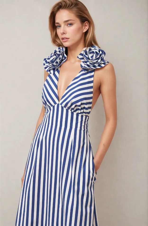 Women YUMI KIM Dresses JAMELA DRESS Breezy Stripe Cotton