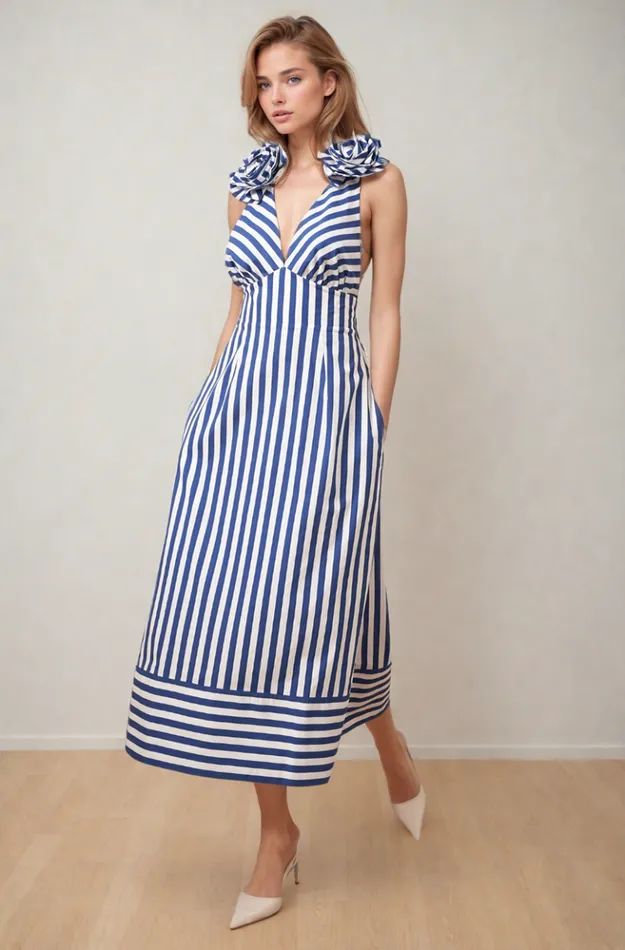 Women YUMI KIM Dresses JAMELA DRESS Breezy Stripe Cotton