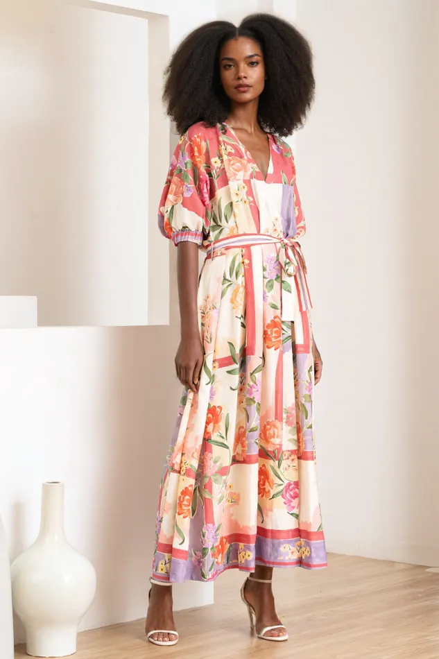 Women YUMI KIM Dresses KELSEY LINEN MAXI DRESS Mayfair Garden