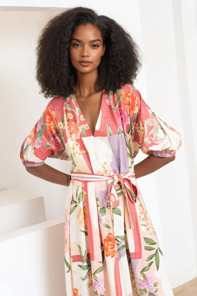 Women YUMI KIM Dresses KELSEY LINEN MAXI DRESS Mayfair Garden
