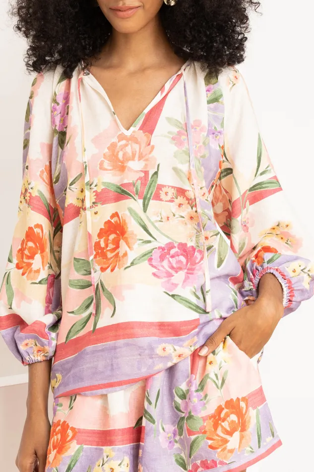 Women YUMI KIM Sets LESLIE LINEN TOP Mayfair Garden