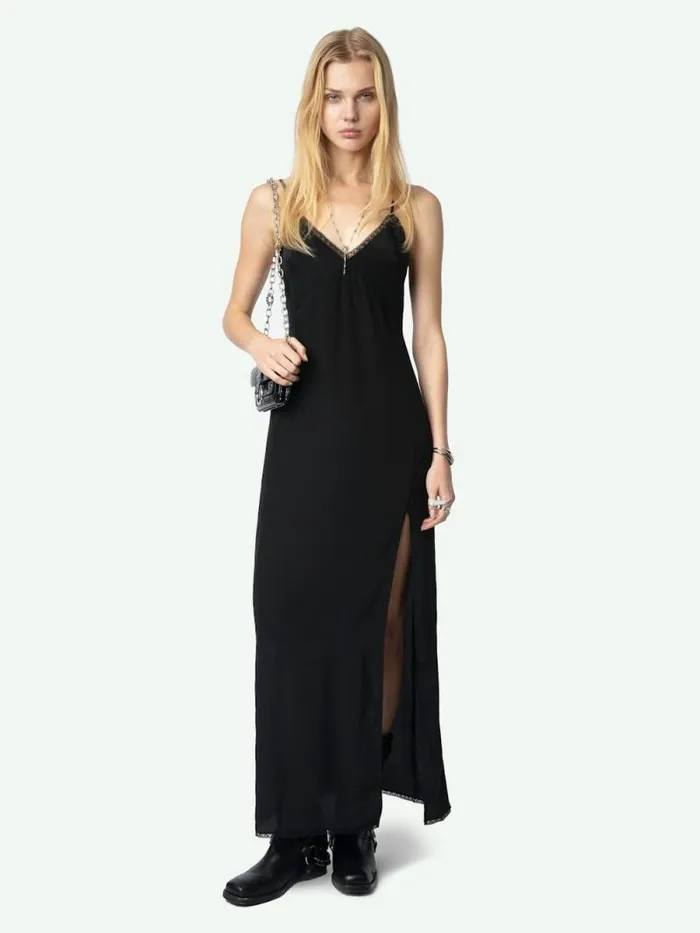 Women Zadig and Voltaire Dresses and Skirts Ramelil Silk Dress Black