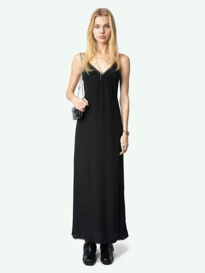Women Zadig and Voltaire Dresses and Skirts Ramelil Silk Dress Black
