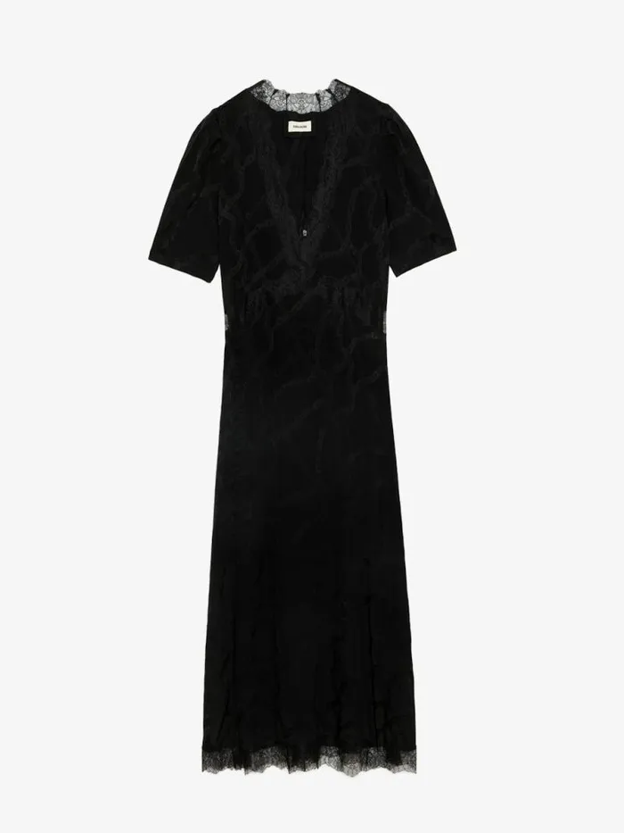 Women Zadig and Voltaire Dresses and Skirts Redox Silk Dress Black Women Zadig and Voltaire Dresses and Skirts Redox Silk Dress Black