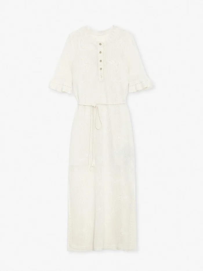 Women Zadig and Voltaire Dresses and Skirts Salmy Wings Dress Ecru Women Zadig and Voltaire Dresses and Skirts Salmy Wings Dress Ecru