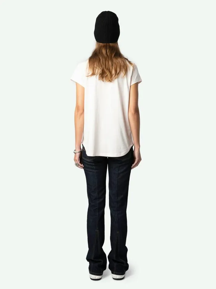 Women Zadig and Voltaire TShirts Woop Photoprint Tshirt Sweet Women Zadig and Voltaire TShirts Woop Photoprint Tshirt Sweet