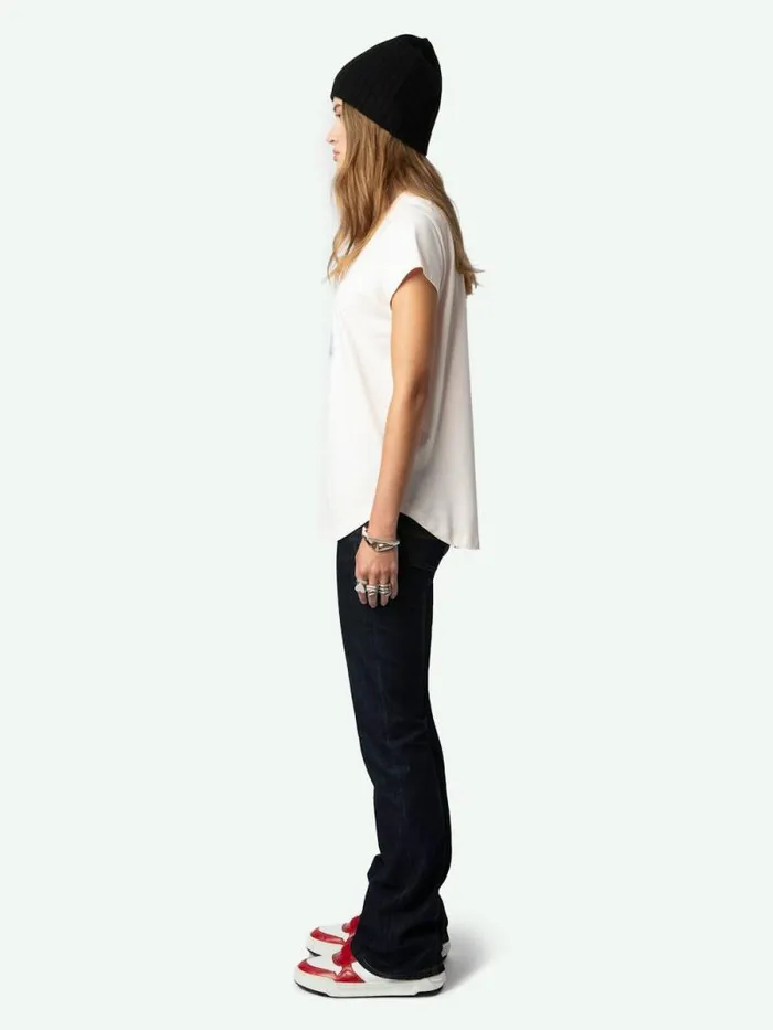 Women Zadig and Voltaire TShirts Woop Photoprint Tshirt Sweet Women Zadig and Voltaire TShirts Woop Photoprint Tshirt Sweet