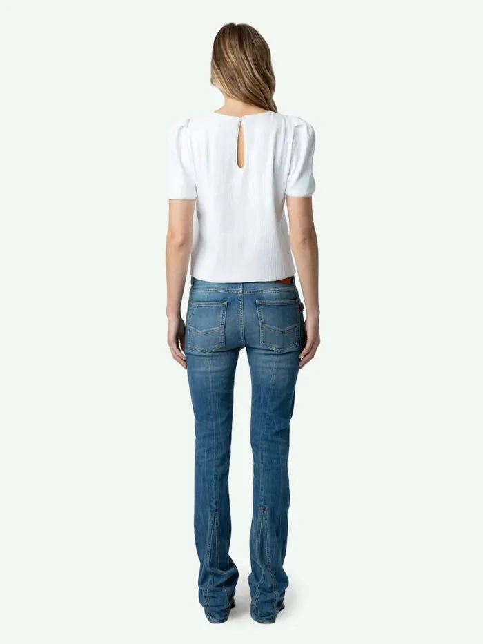 Women Zadig and Voltaire Tops and Shirts Tchao Sequin Top Judo