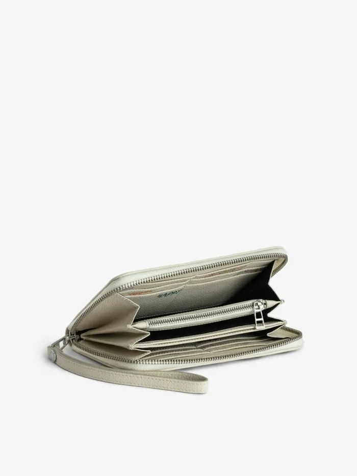 Women Zadig and Voltaire Wallets and Leather Goods Compagnon Wallet Flash