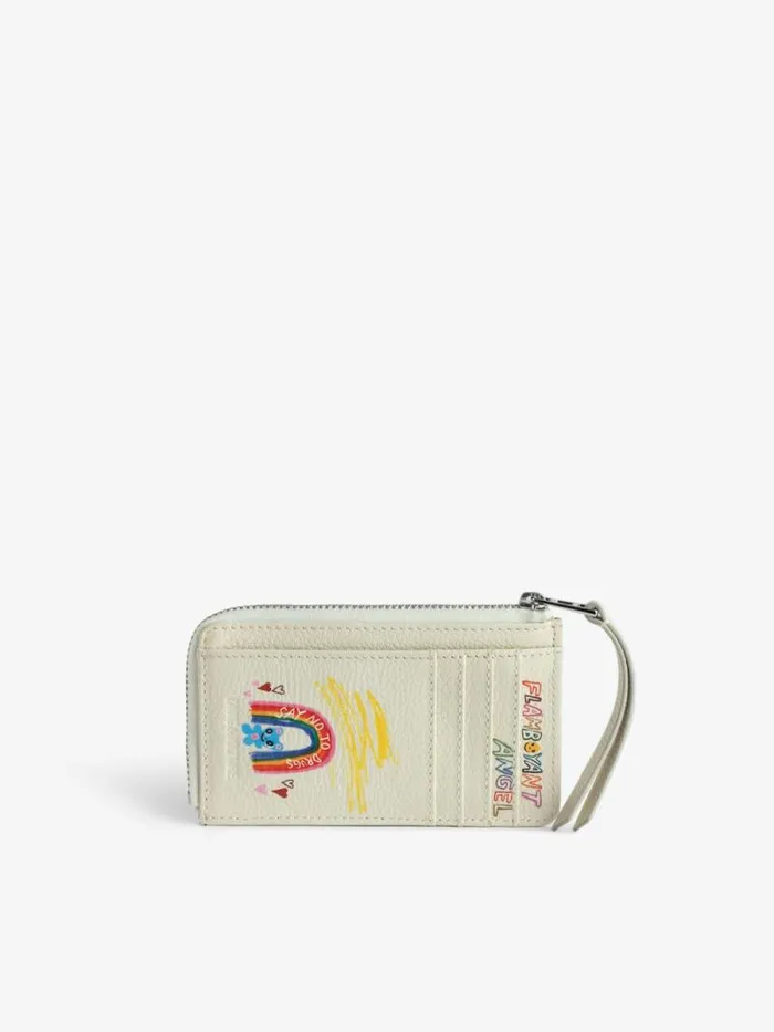 Women Zadig and Voltaire Wallets and Leather Goods ZV Card Card Holder Flash