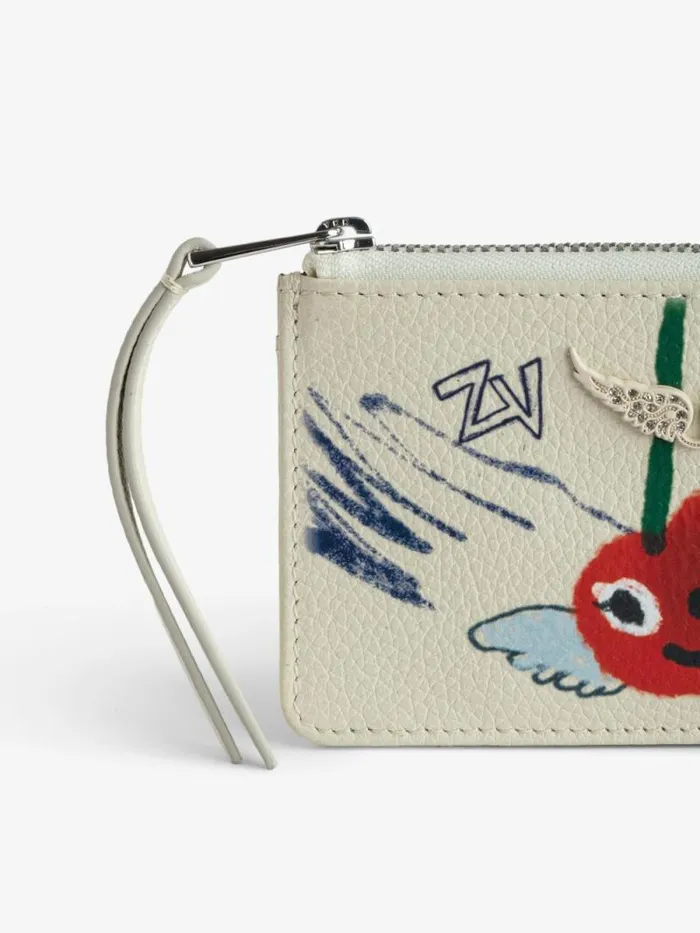 Women Zadig and Voltaire Wallets and Leather Goods ZV Card Card Holder Flash