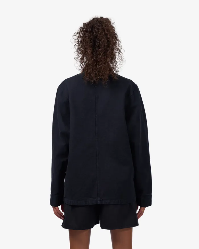 Workwear Jackets Colorfulstandard Women Organic Workwear Jacket 8211 Deep Black