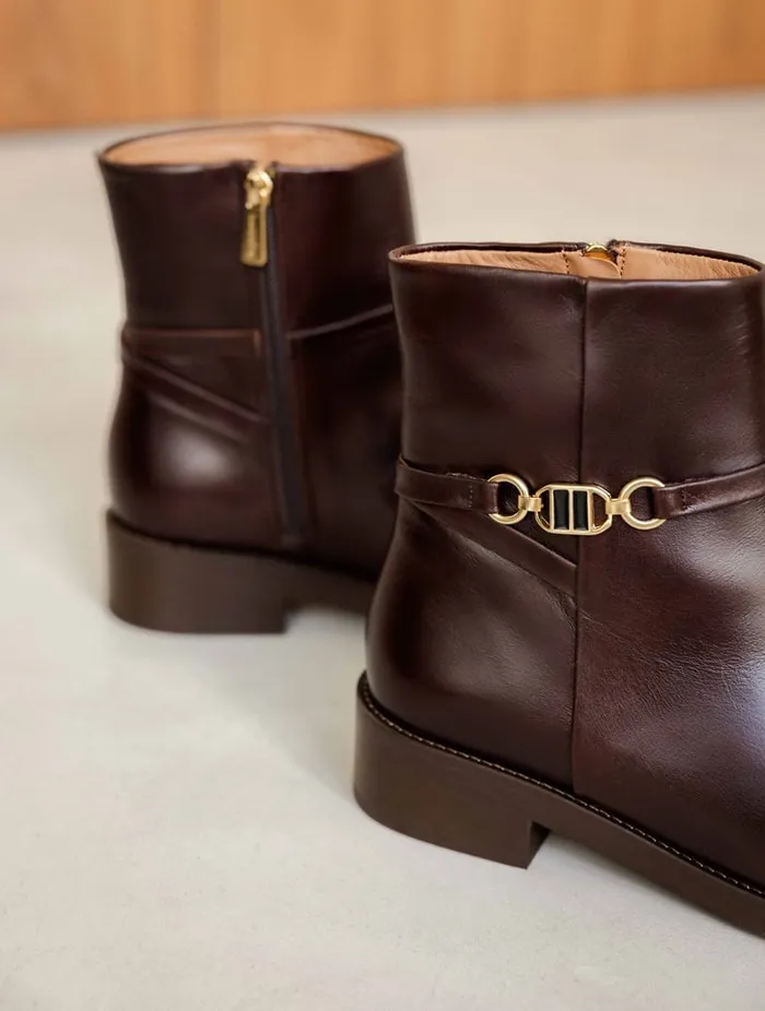 Yona Irish Coffee Women Bobbies Ankle Boots