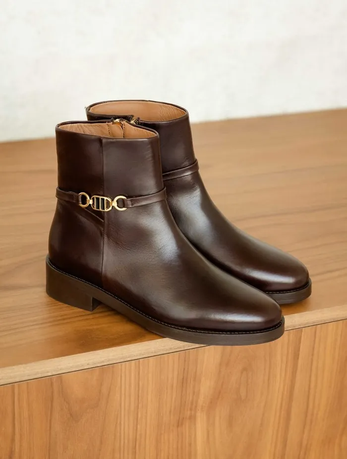 Yona Irish Coffee Women Bobbies Ankle Boots
