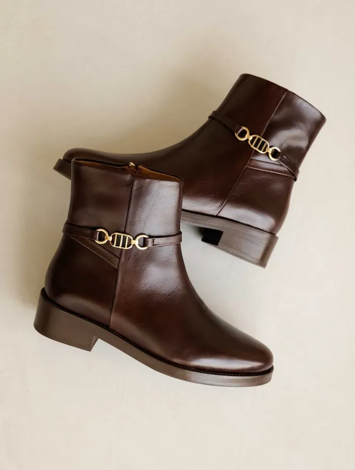 Yona Irish Coffee Women Bobbies Ankle Boots