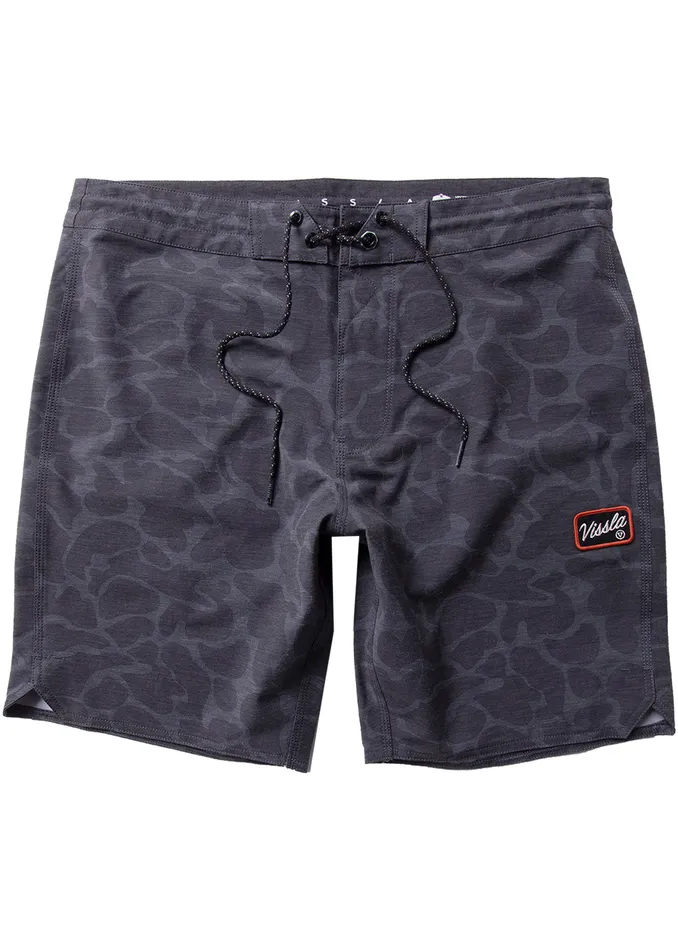 Youth Boardshorts Vissla Solid Sets 178243 Boys Boardshort BLACK CAMO