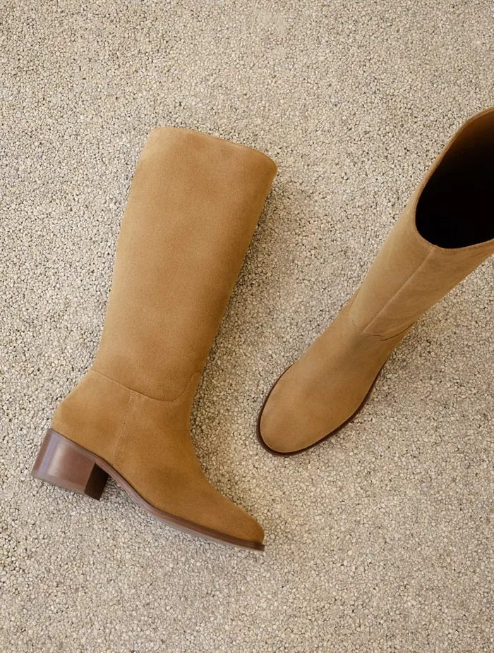 Zohra Nutmeg Women Bobbies Knee High Boots
